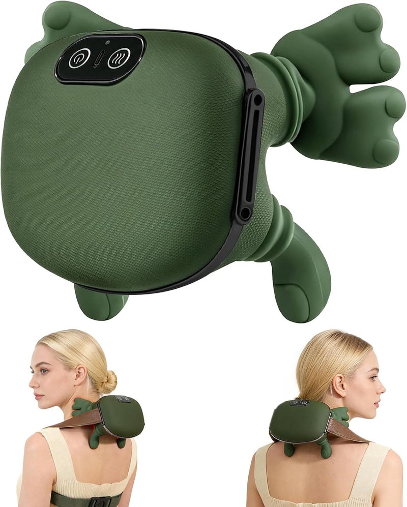 Eworld Neck & Shoulder Massager with Heat for Pain Relief, Cordless Shiatsu 4D Kneading Massager with Bionic Palm Simulation, Deep Tissue Electric Neck & Back Massager - Image 1